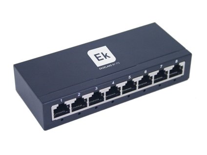 ITS SW8 M - Switch Ethernet 8 portů, 10/100/1000 Mbps, kovové provedení