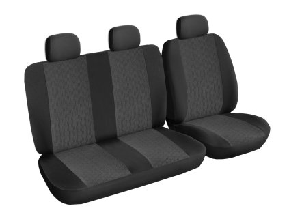 Autopotahy PEUGEOT EXPERT III, 3 místa, BEZ STOLKU, od r. 2016, černé SIXTOL