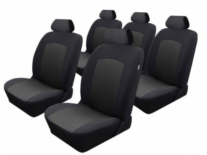 Autopotahy RENAULT SCENIC III, 5 míst,od r. 2009-2016, Dynamic žakar tmavý SIXTOL