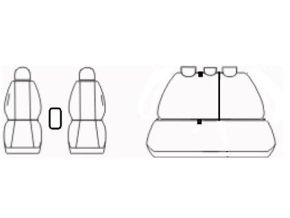 Autopotahy Seat Leon III, od r. 2012, černé SIXTOL