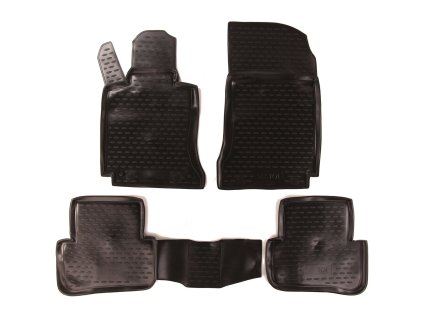 Gumové koberce MERCEDES-BENZ C-Class W204, 2007-2014 SIXTOL