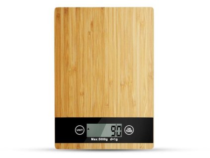 Kuchynská váha LTC LXWG100, 5kg/1g, imitácia dreva