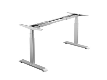 Elektricky výškovo nastaviteľný podstavec pre ergonomický stôl SAPRO ERGO-A2T1, 2 motory, 58-122cm, čierny