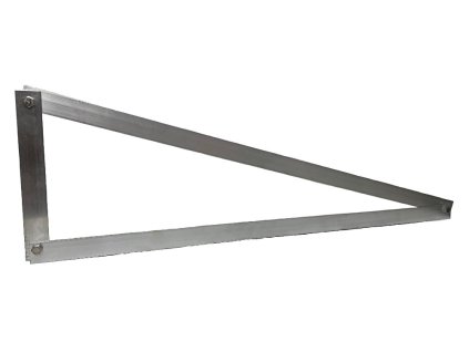 FVE trojuholníkový držiak na rovnú strechu 15, AL, horizontálny