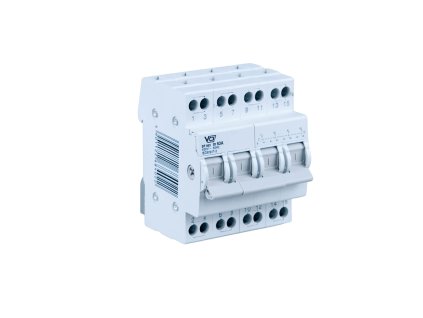 FVE prepínač sietí VCX SF463, 1-0-2, 4p, 63A, na DIN lištu