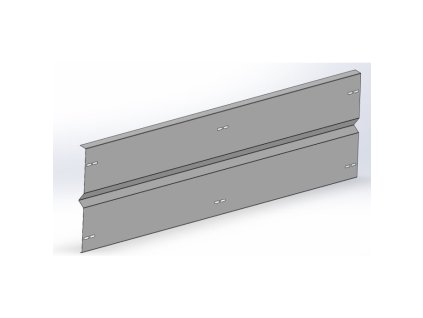 FVE zavetrávací plech CORAB L2080 (2080x304x0,5)