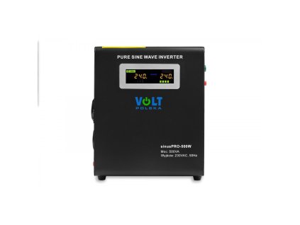 Záložný zdroj UPS VOLT Sinus Pro 500 E 12/230V 500VA 300W, čistý sínus, nastenný
