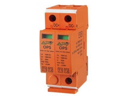 Adelid APV-OPS-2P-T1+T2 Prepäťová ochrana, B+C (T1+T2) DC pre FVE