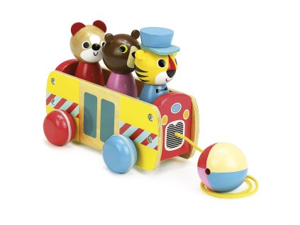 Vilac Tahací autobus se zvířátky