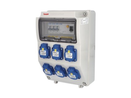 v375 - ZSF60000000.1 /3958 Zás.skříň IP54 jištěná s chráničem 40/4/003