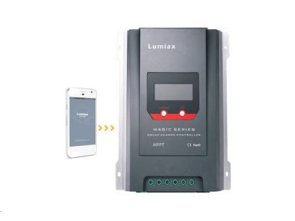 Solárny regulátor MPPT Lumiax 4010-BT, 12-24V/40A s bluetooth