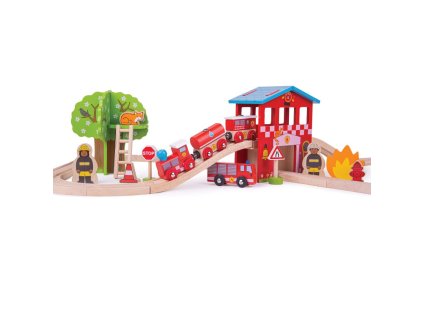 Bigjigs Rail Drevená vlaková stanica