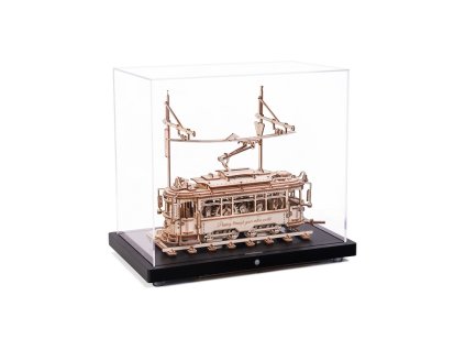 RoboTime 3D dřevěné mechanické puzzle Tramvaj