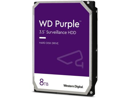 HDD 3.5" 8TB 128MB Western Digital PURPLE pro kamerové systémy CP-PR-158