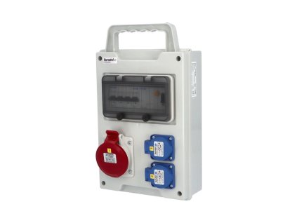 eb165-6kA - EB201000.1 /8M Zás.skříň EasyBOX IP44 jištěná s chráničem 40/4/003, přenosná