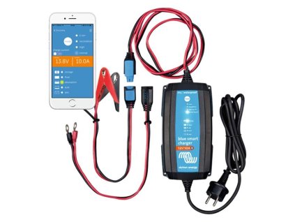 Inteligentná nabíjačka Victron Energy BlueSmart 12V/15A + DC konektor, Bluetooth, IP65