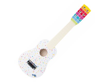 Malá noha Drevená gitara s bodkami