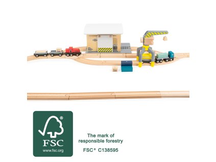 Small Foot Nákladní depo s příslušenstvím