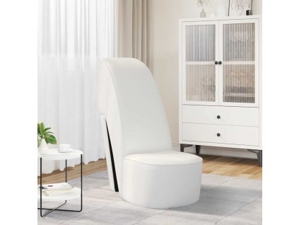 Multidom Kreslo v tvare topánky biele umelá koža