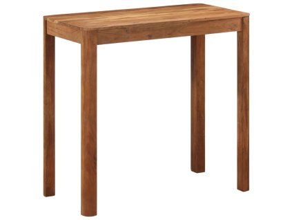Multidom Barový stolík, akáciový masív s medovým náterom 110x55x106 cm