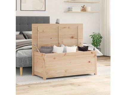 Multidom Úložný box 110x50x45,5 cm masívna borovica