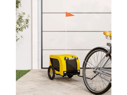 Multidom Cyklovozík pre zvieratá, žtlo čierny, oxfordská látka, železo