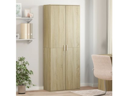 Multidom Vysoká skrinka dub sonoma 70x35x180 cm kompozitné drevo