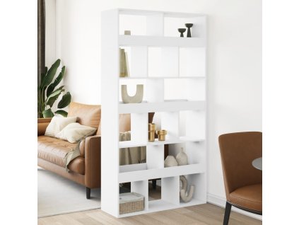 Multidom Deliaca stena biela 100x33x187,5 cm kompozitné drevo