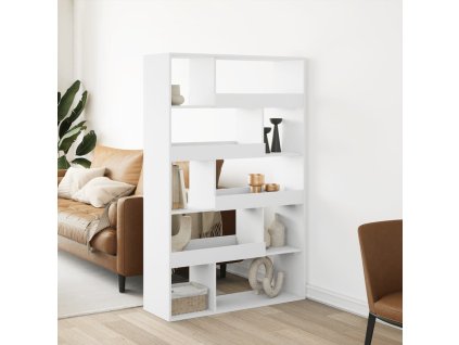 Multidom Knižnica biela 100x33x156,5 cm kompozitné drevo