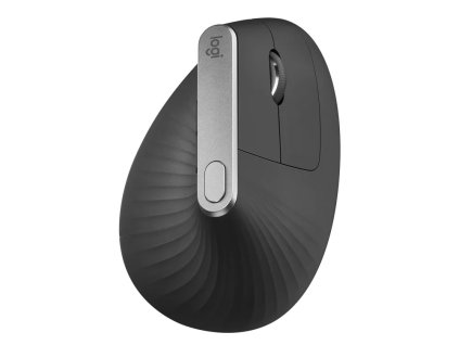 Logitech MX Vertical/Vertikálna/Optická/Pre pravákov/4 000 DPI/USB+BT/Grafitová