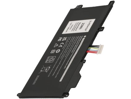 2-POWER Batéria 7,6V 3000mAh pre Dell Latitude 7200, Latitude 7210