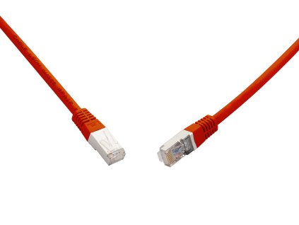 10G patch kabel CAT6A SFTP LSOH 20m červený non-snag-proof C6A-315RD-20MB