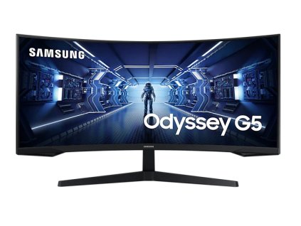Samsung Odyssey/G55T/34''/VA/3440x1440/165Hz/1ms/Black/2R