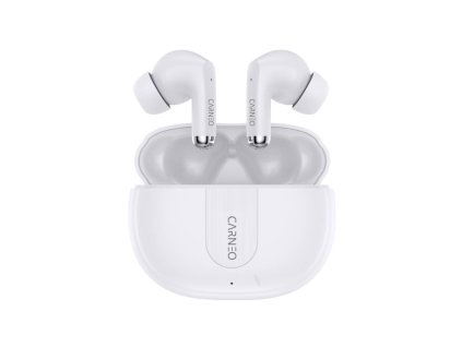 carneo bluetooth sluchadla do usi 4fun mini white s