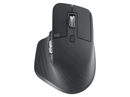 Logitech MX Master 3S/Kancelárska/Laserová/Pre pravákov/8 000 DPI/USB+BT/Grafitová