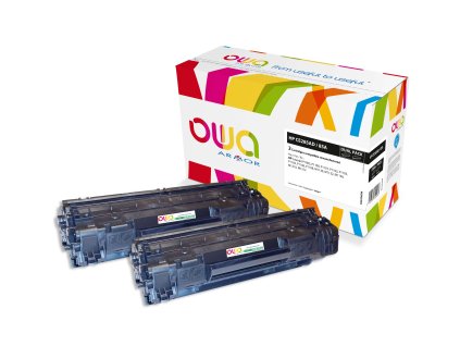 OWA Armor sada kompatibilná s HP CE285AD, 2x1600st, čierna/black