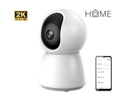 iGET HOME Camera CS4 White - WiFi 2K IP kamera, nočné videnie, audio, RJ45, auto tracking