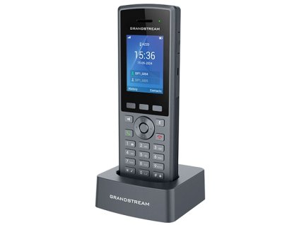 Grandstream DP735 SIP DECT odolná rúčka, 20 SIP účtov, IP67, 65 hodín hovoru, 2,4 ''farebný LCD