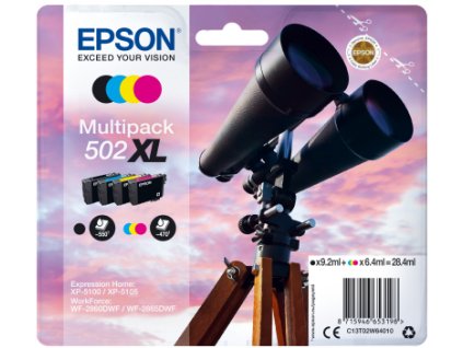 EPSON multipack 4 farby, 502XL, Ink, XL
