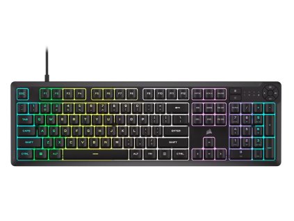CORSAIR K55 CORE RGB/Drôtová USB/NA layout/Čierna