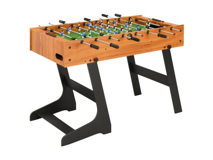 Multidom Skladací stolný futbal bledohnedý 121x61x80 cm