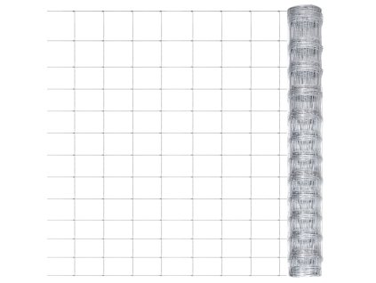 Multidom Záhradný plot pozinkovaná oceľ 50x1,25 m strieborný