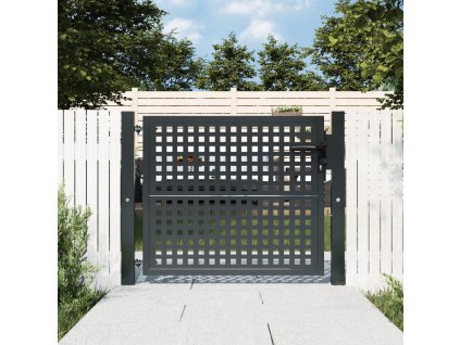 Multidom Záhradná brána antracitová 100x75 cm oceľová
