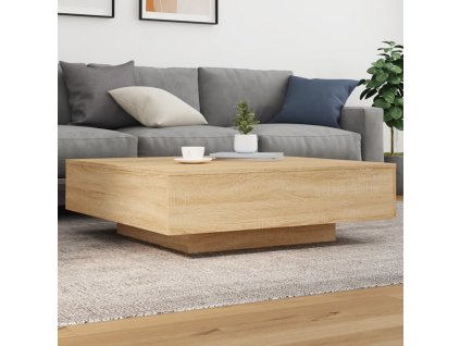 Multidom Konferenčný stolík dub sonoma 100x100x31 cm kompozitné drevo