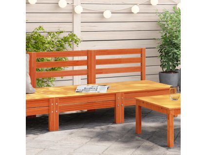 Multidom Záhr. pohovky bez podrúčok 2 ks voskové hnedé masívna borovica