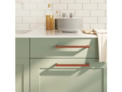 Multidom Rukoväte na skrinku 20 ks bronzové 224 mm nehrdzavejúca oceľ