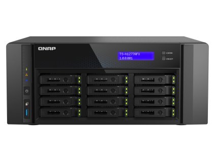 QNAP TS-h1277AFX-R7-32G (Ryzen 7 5,5 GHz, ZFS, 32 GB DDR5 ECC RAM, 12 x 2,5'' SATA, 2 x 2,5 GbE, 2 x 10 GbE)