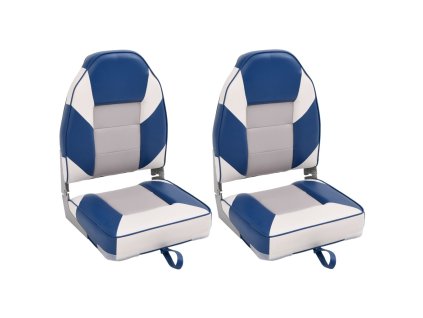 Multidom Skladacie sedadlá do člna 2 ks s vysokým operadlom 39x43x58 cm