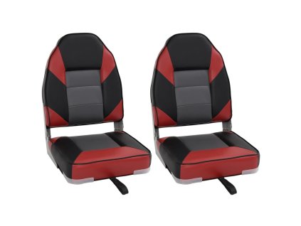 Multidom Skladacie sedadlá do člna 2 ks s vysokým operadlom 39x43x58 cm