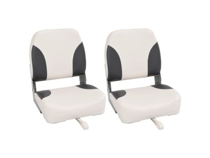 Multidom Skladacie sedadlá do člna 2 ks s vysokým operadlom 41x36x48 cm